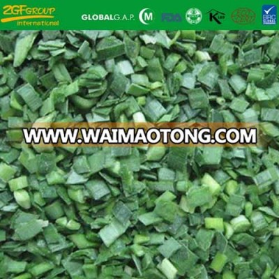 IQF frozen green sweet tender leek