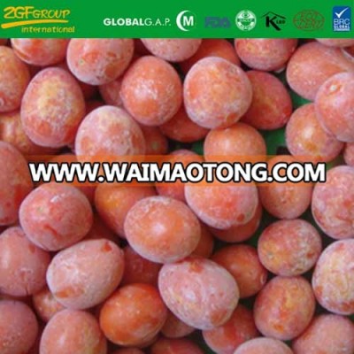 deep freeze frozen cherry tomato halves and slices carton packing